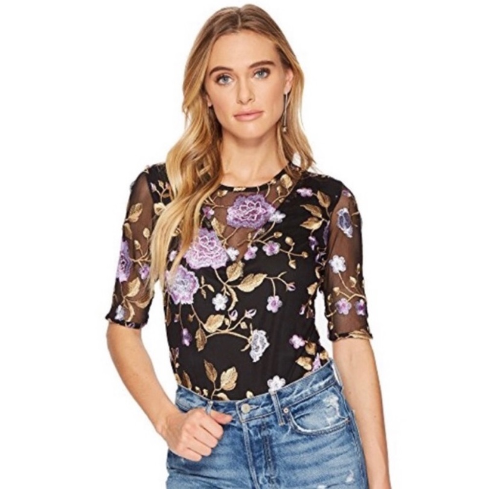 NWT-Jack by BB Dakota brinda embroidered bodysuit sm